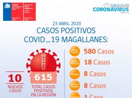 Reporte COVID-19 de Magallanes