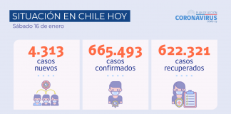 COVID-19: Chile alcanza récord de 65.199 exámenes PCR