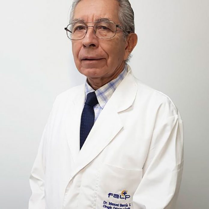Doctor Manuel Barría de la Sociedad Chilena de Cancerología