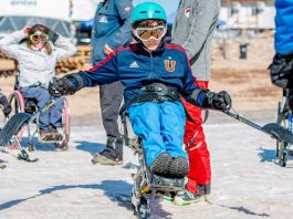 Abren escuela de esquí para personas en situación de discapacidad en Farellones