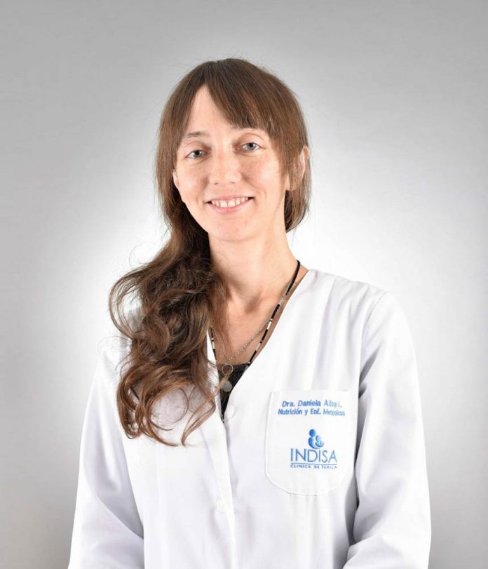 Dra. Johanna Pacheco, pediatra nutrióloga de la Agrupación de Médicos de Clínica INDISA (AMCI)
