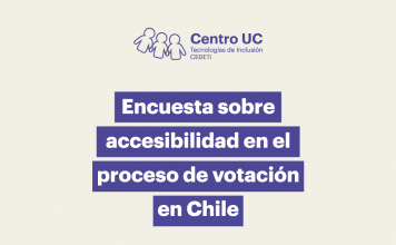 Encuesta sobre accesibilidad en el proceso de votación en Chile