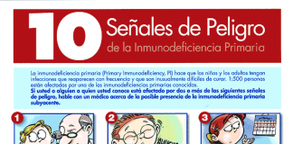 diez signos de alerta de las inmunodeficiencias primarias