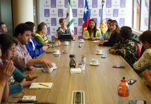 Ministra Aguilera visita comuna de Arauco, afectada por incendios forestales