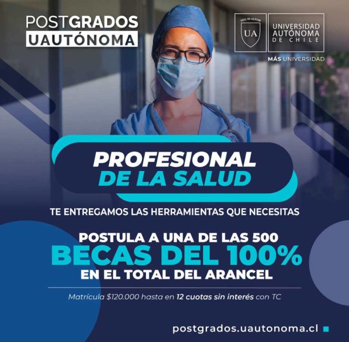 Abiertas postulaciones a becas en Salud para cursos de postgrados de la Universidad Autónoma