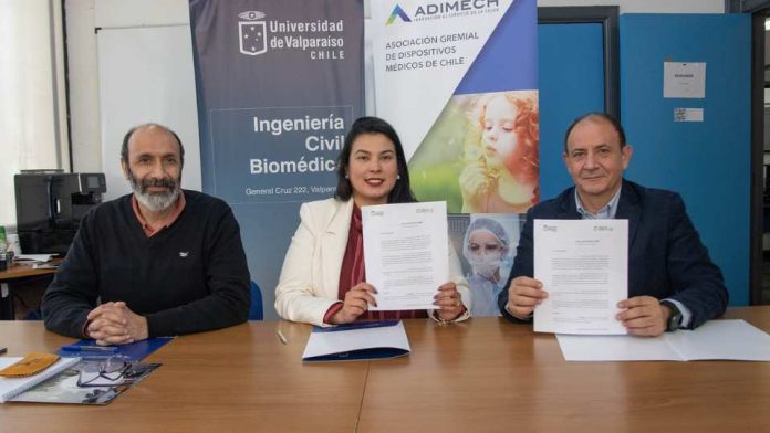 U. de Valparaíso firma convenio con ADIMECH para desarrollo de dispositivos médicos